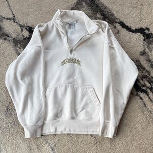 H&M Cream Half-Zip Women's Sweater